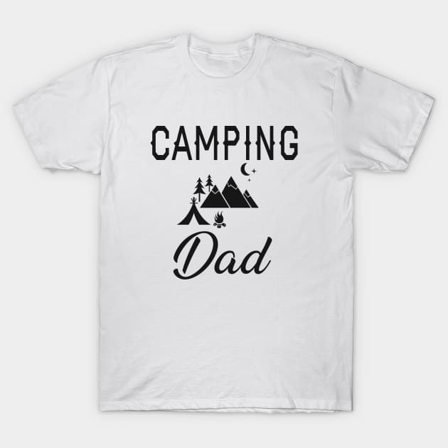 Camping Dad T-Shirt by KC Happy Shop